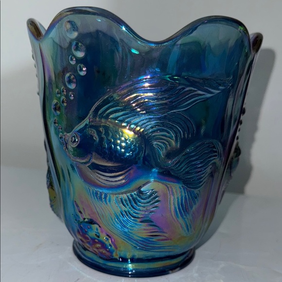 Fenton Museum Collection
Koi Fish Vase with sticker inside - Picture 5 of 7